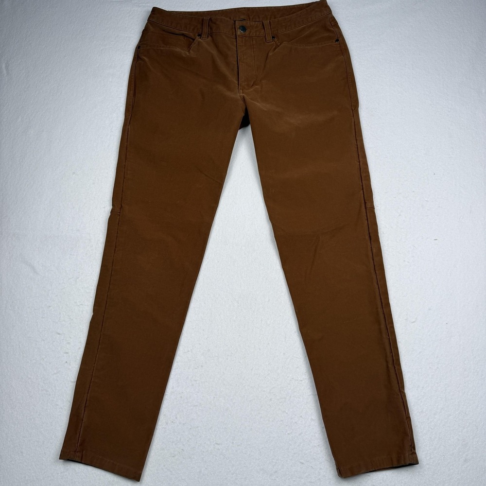 Lululemon Pants Mens 33x31 Brown Tech Chino Stretch Casual 5 Pocket Outdoor